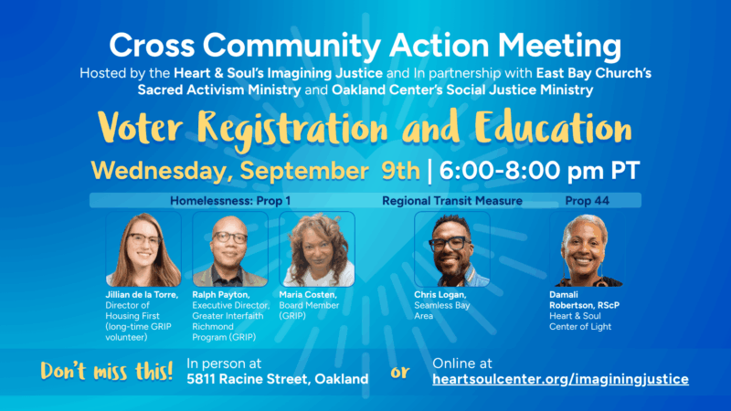 Cross Community Action Meeting on Voter Registration and Education