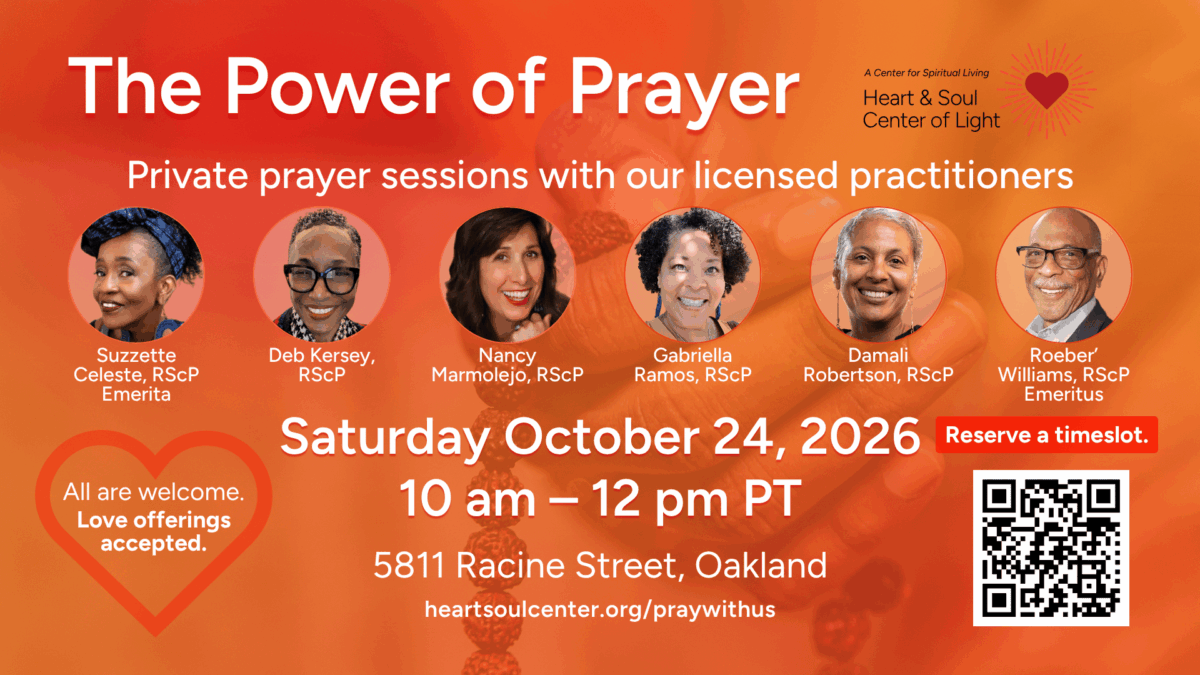 The Power of Prayer -- Private prayer sessions with HSCL licensed practitioners